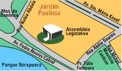Mapa da Alesp
